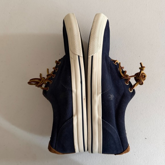 Polo Ralph Lauren Boat Shoes Men\'s Sz 10.5 D Vaughn Blue Loafers